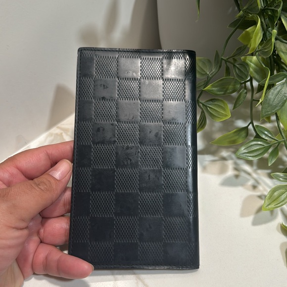 💯AUTHENTIC LOUIS VUITTON Agenda Poshe - Onyx Damier Bill Holder - Picture 4 of 12